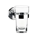 Стакан для зубных щёток Emco Polo стеклянный, хром (0720 001 00) - Фото 1